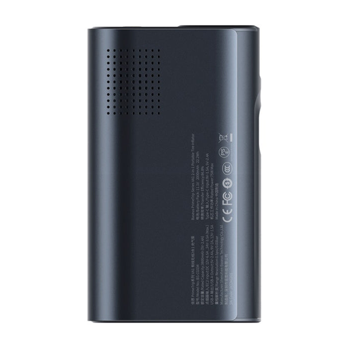 Baseus PrimeTrip VA1 2-in-1 pump with flashlight black