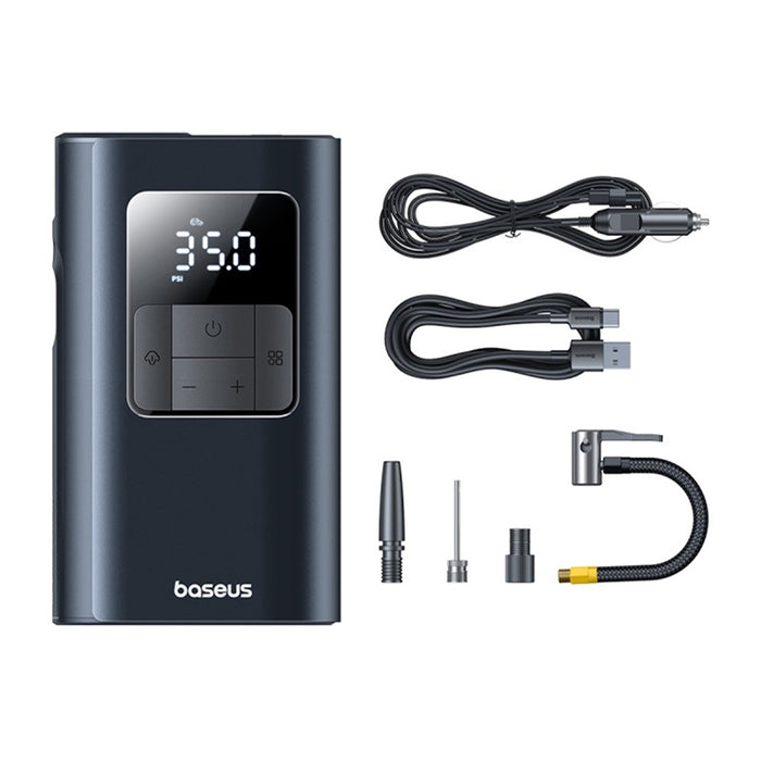 Baseus PrimeTrip VA1 2-in-1 pump with flashlight black