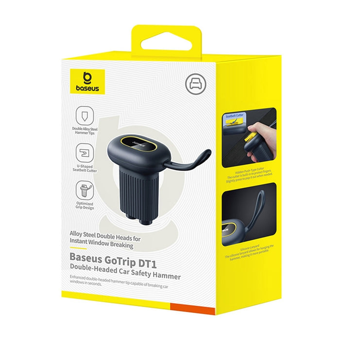 Baseus GoTrip DT1 Car Safety Hammer Black
