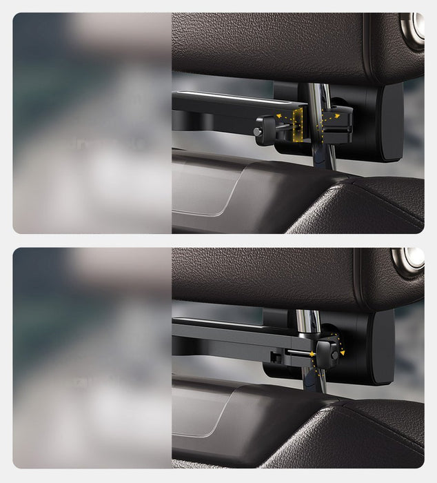 Baseus WXHZ-01 Qi Wireless Charger 15W Car Headrest Holder - Black