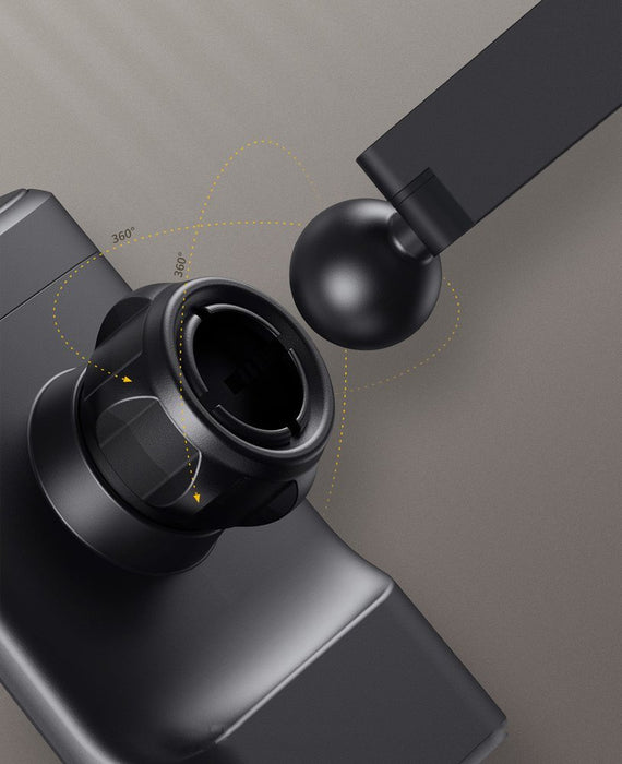 Baseus WXHZ-01 Qi Wireless Charger 15W Car Headrest Holder - Black