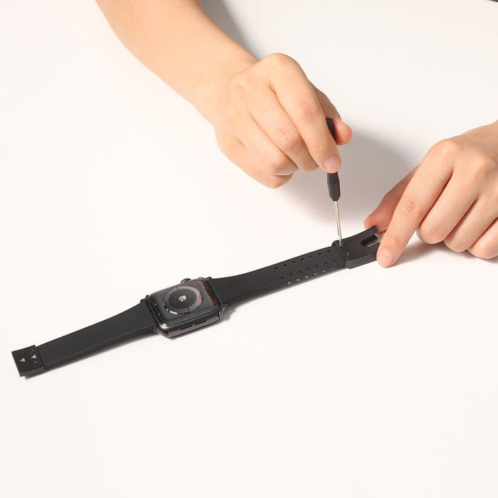 Baseus Slip-Thru strap band bracelet for Apple Watch 3/4/5/6/SE 38mm/40mm black (LBWSE-01)