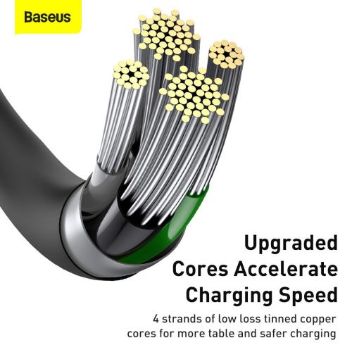 Baseus Superior Series Cable USB to iP 2.4A 2m (black)