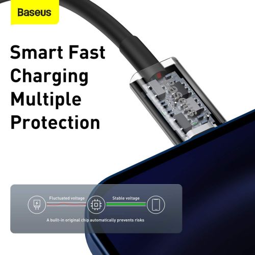 Baseus Superior Series Cable USB-C to iP, 20W, PD, 1m (black)