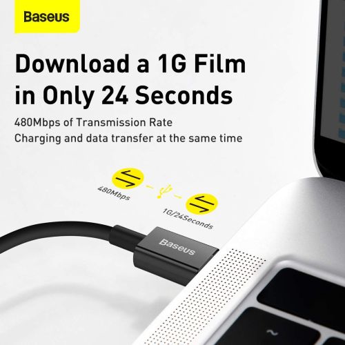 Baseus Superior Series Cable USB-C to iP, 20W, PD, 1m (black)