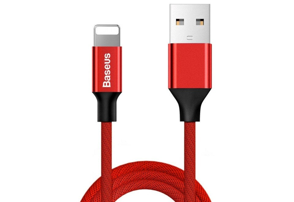 Baseus Yiven Lightning Cable 180 cm 2A (red)