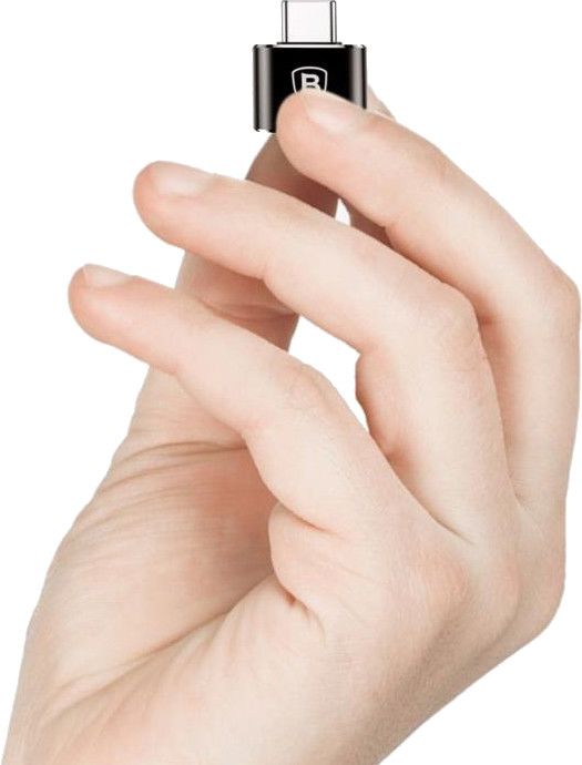 Baseus USB to USB Type-C Adapter 2.4A (Black)