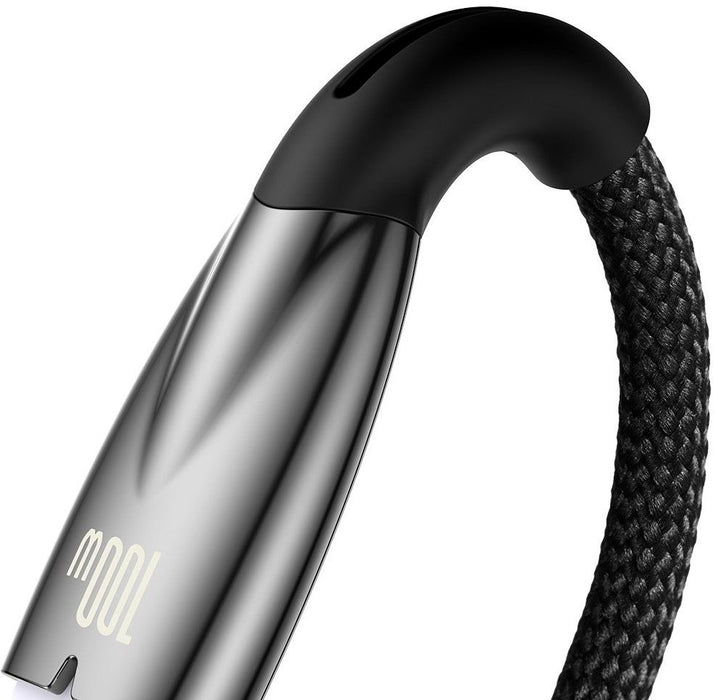 USB cable for USB-C Baseus Glimmer Series, 100W, 1m (Black)