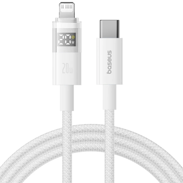 Baseus cable USB-C to Lightning, 2m, White