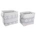 Basket set DKD Home Decor 45 x 35 x 40 cm Grey - Баня<<<Дом Градина<<<BigBuy&&&Аксесоари и кранчета<<<Баня<<<Дом