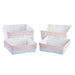 Basket set DKD Home Decor Natural Fibre Mediterranean Boho 26 x 26 x 9 cm 8,5 cm - Баня<<<Дом
