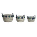 Basket set DKD Home Decor polypropylene Pompoms 46 x 44 x 34 cm - Баня<<<Дом Градина<<<BigBuy&&&Аксесоари и