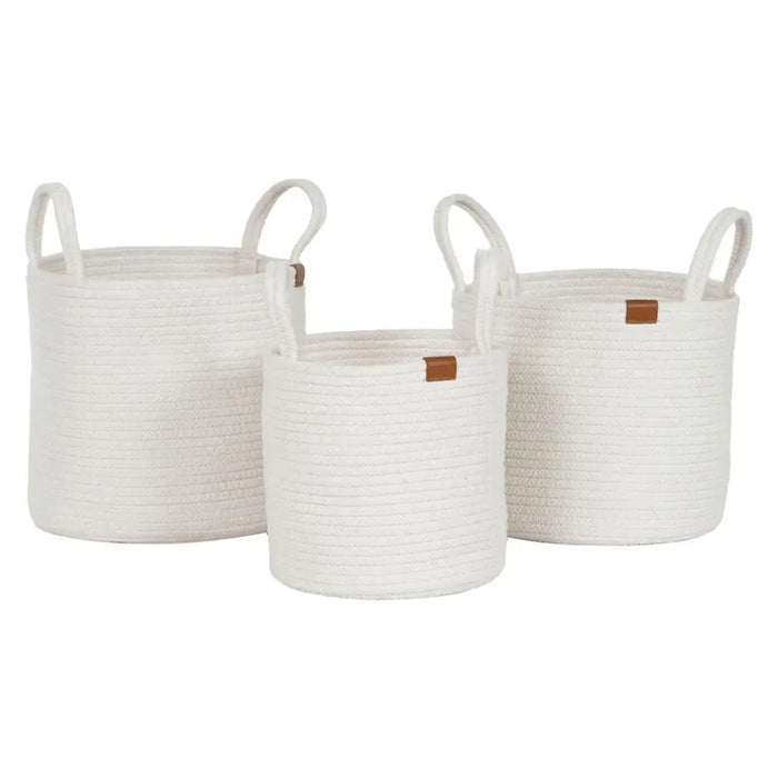 Basket set Home ESPRIT Modern 30 x 30 x 28 cm - Баня<<<Дом Градина<<<BigBuy&&&Аксесоари и кранчета<<<Баня<<<Дом