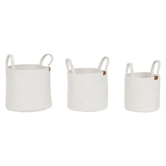 Basket set Home ESPRIT Modern 30 x 30 x 28 cm - Баня<<<Дом Градина<<<BigBuy&&&Аксесоари и кранчета<<<Баня<<<Дом