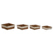 Basket set Home ESPRIT Natural Fibre Boho Worn 26 x 26 x 10 cm - Баня<<<Дом Градина<<<BigBuy&&&Аксесоари и