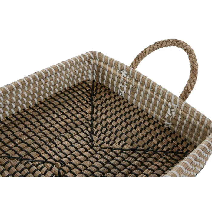 Basket set Home ESPRIT Natural Fibre Natural Urban 41 x 32 x 16 cm - Баня<<<Дом Градина<<<BigBuy&&&Аксесоари и