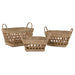 Basket set Home ESPRIT Seagrass Tropical 45 x 35 x 35 cm - Баня<<<Дом Градина<<<BigBuy&&&Аксесоари и