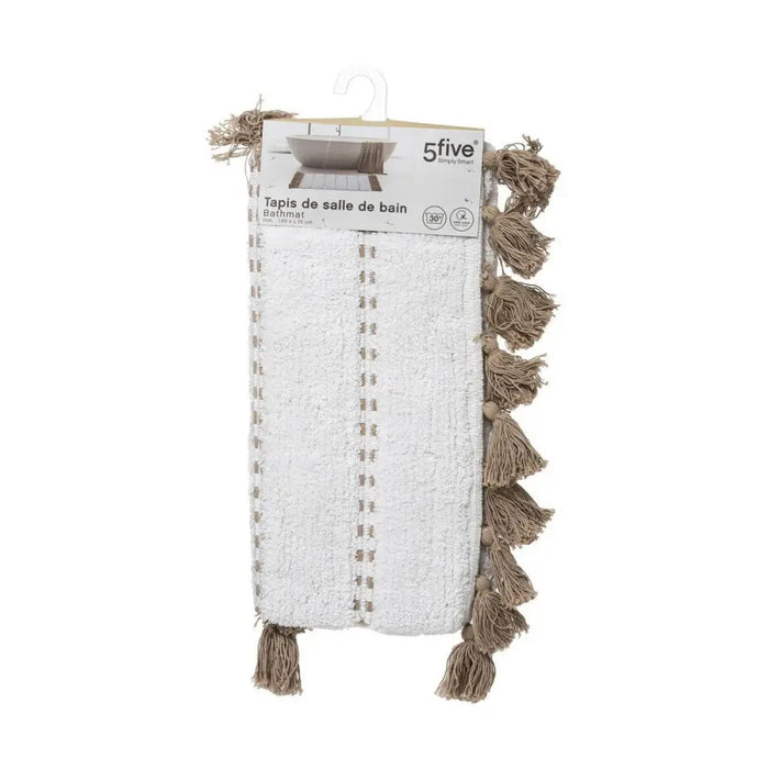 Bath rug 5five Simply Smart Pom pom Brown Cotton 50 x 75 cm - Баня<<<Дом Градина<<<BigBuy&&&Завеси и