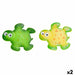 Bath rug DKD Home Decor 11,5 x 1 x 10 cm Green Yellow Children’s Tortoise PVC 10 cm (2 Units) - Баня<<<Дом