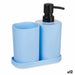 Bath Set Berilo Blue Black polypropylene (12 Units) - Баня<<<Дом Градина<<<BigBuy&&&Аксесоари и кранчета<<<Баня<<<Дом