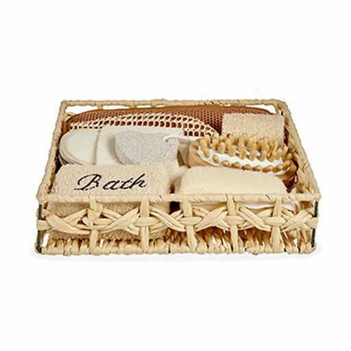 Bath Set Berilo Brown 30 x 6,5 x 30 cm Basket (6 Units) - Баня<<<Дом Градина<<<BigBuy&&&Аксесоари и