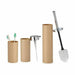 Bath Set Berilo Brown Plastic 16,5 x 8 x 32,5 cm (8 Units) - Баня<<<Дом Градина<<<BigBuy&&&Аксесоари и