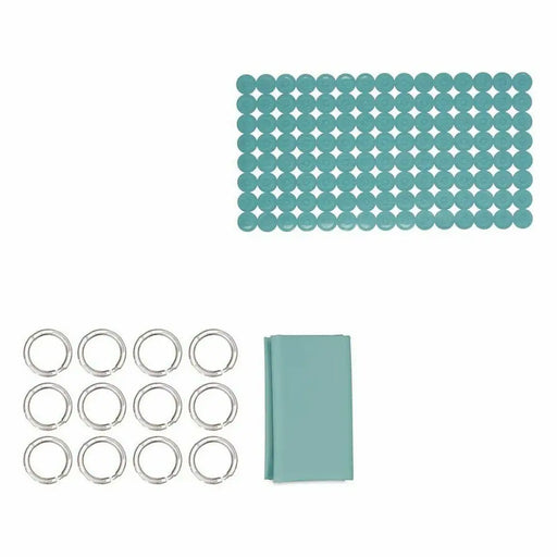 Bath Set Berilo Green PVC Polyethylene EVA 28 x 42 x 6 cm (12 Units) - Баня<<<Дом Градина<<<BigBuy&&&Аксесоари и