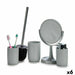 Bath Set Berilo Grey polypropylene 16,5 x 29,5 x 17 cm 4 Pieces (6 Units) - Баня<<<Дом Градина<<<BigBuy&&&Аксесоари и