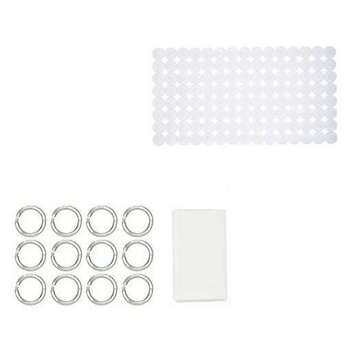 Bath Set Berilo White PVC Polyethylene EVA 28 x 42 x 6 cm (12 Units) - Баня<<<Дом Градина<<<BigBuy&&&Аксесоари и