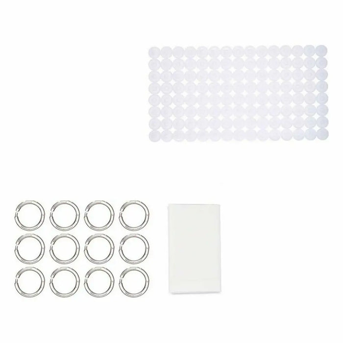 Bath Set Berilo White PVC Polyethylene EVA 28 x 42 x 6 cm (12 Units) - Баня<<<Дом Градина<<<BigBuy&&&Аксесоари и