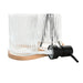 Bath Set Home ESPRIT Black Transparent Bamboo Crystal Modern 3 Pieces - Баня<<<Дом Градина<<<BigBuy&&&Аксесоари и