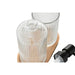 Bath Set Home ESPRIT Transparent Natural Bamboo Crystal Modern 3 Pieces - Баня<<<Дом Градина<<<BigBuy&&&Аксесоари и