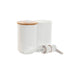 Bath Set Home ESPRIT White Natural Bamboo polystyrene 7 x 7 x 16 cm - Баня<<<Дом Градина<<<BigBuy&&&Аксесоари и
