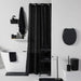Bath Set TODAY HOY Black Plastic Modern 4 Pieces (4 Units) - Баня<<<Дом Градина<<<BigBuy&&&Аксесоари и