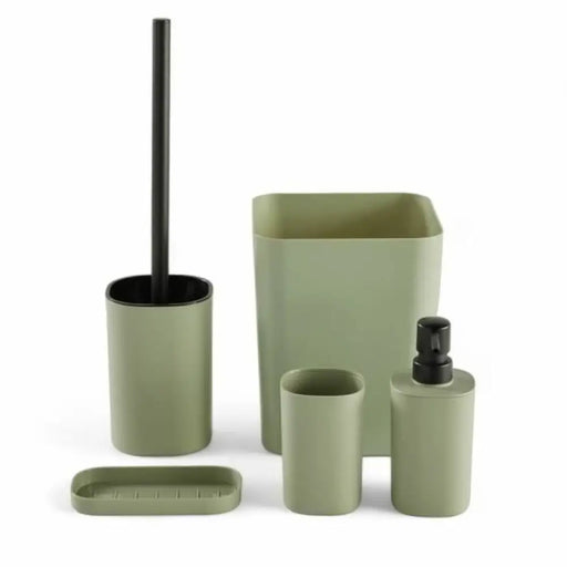 Bath Set TODAY HOY Green Plastic Modern (5 Units) - Баня<<<Дом Градина<<<BigBuy&&&Аксесоари и кранчета<<<Баня<<<Дом