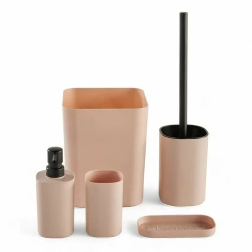 Bath Set TODAY HOY Pink Plastic Modern (5 Units) - Баня<<<Дом Градина<<<BigBuy&&&Аксесоари и кранчета<<<Баня<<<Дом