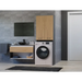 Bathroom cabinet POLA DD 64x30xH180 anthracite/artisan - Bathroom shelvesMLA-REG<<<Bathroom furnitureMLA<<<ActionPL