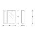 BATHROOM CABINET WITH LILY HEIGHT MIRROR - Мебели<<<Мебели и огледала за баня<<<Баня<<<Praktiker&&&Мебели за