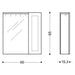 BATHROOM CABINET WITH LILY HEIGHT MIRROR - Мебели<<<Мебели и огледала за баня<<<Баня<<<Praktiker&&&Мебели за