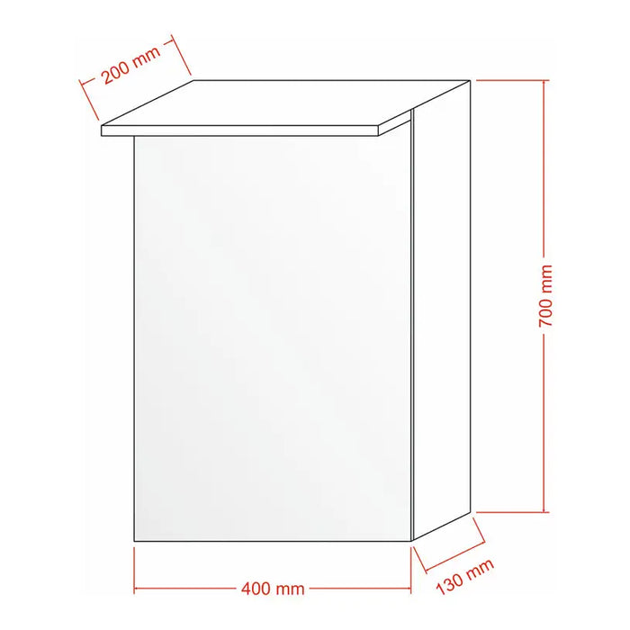 BATHROOM CABINET WITH MIRROR GERA VANESSA 40 - Мебели<<<Мебели и огледала за баня<<<Баня<<<Praktiker