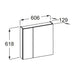 BATHROOM CABINET WITH MIRROR ROCA VICTORIA - Мебели<<<Мебели и огледала за баня<<<Баня<<<Praktiker&&&Мебели за