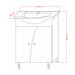 BATHROOM CABINET WITH WASHBASIN GERA FLORENCE 60 - Мебели<<<Мебели и огледала за баня<<<Баня<<<Praktiker
