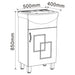 BATHROOM CABINET WITH WASHBASIN INTER CERAMIC EVORA - Мебели<<<Мебели и огледала за баня<<<Баня<<<Praktiker