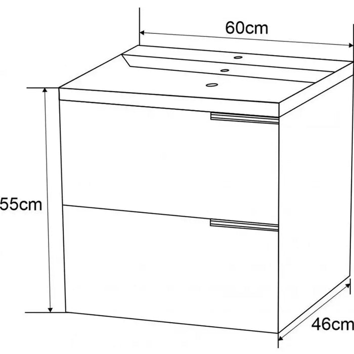 BATHROOM CABINET WITH WASHBASIN INTER CERAMIC KAROL - Мебели<<<Мебели и огледала за баня<<<Баня<<<Praktiker&&&Мебели за