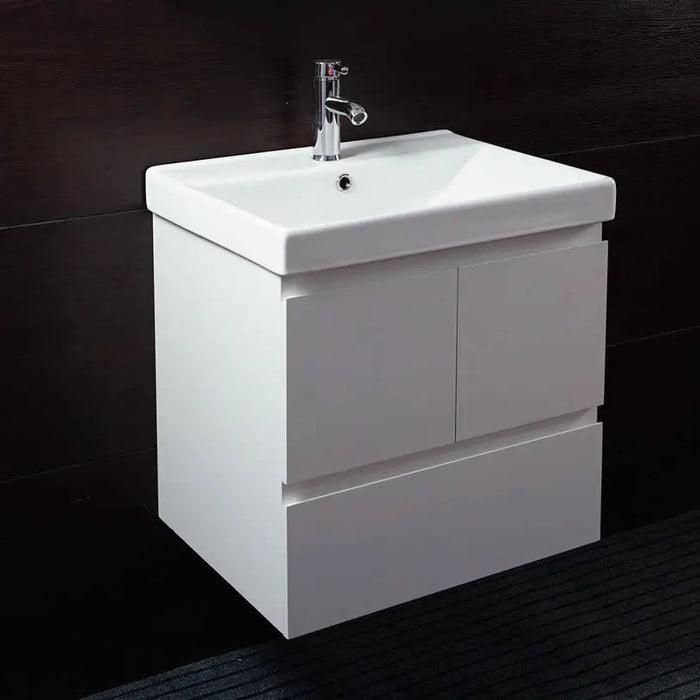 BATHROOM CABINET WITH WASHBASIN INTER CERAMIC LORIS 6060 - Мебели<<<Мебели и огледала за