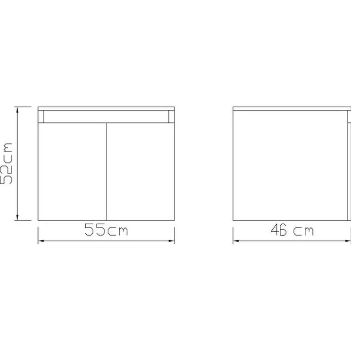 BATHROOM CABINET WITH WASHBASIN VICARD LEO - Мебели<<<Мебели и огледала за баня<<<Баня<<<Praktiker&&&Мебели за
