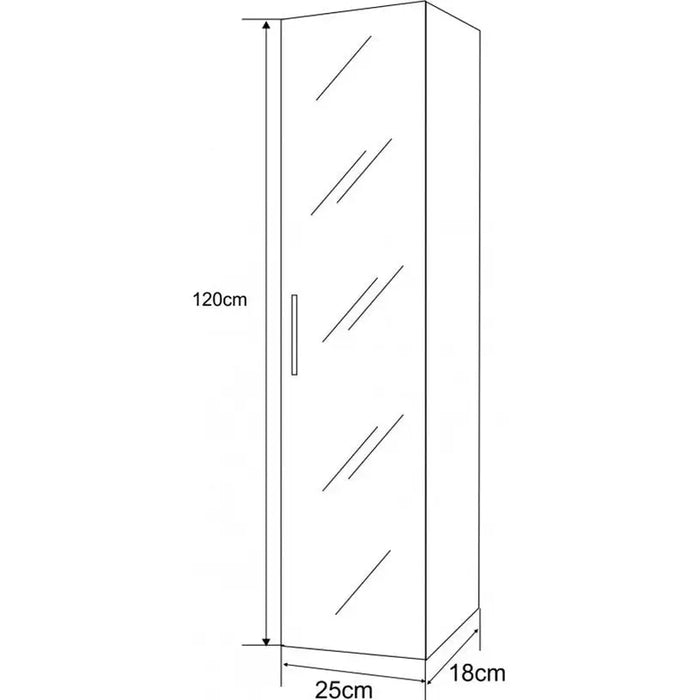 BATHROOM COLUMN INTER CERAMIC ELMIRA - Мебели<<<Мебели и огледала за баня<<<Баня<<<Praktiker&&&Мебели за