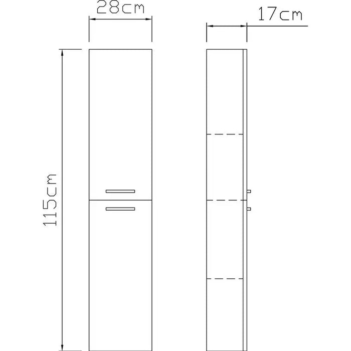 BATHROOM COLUMN VICARD NIKO - Мебели<<<Мебели и огледала за баня<<<Баня<<<Praktiker&&&Мебели за