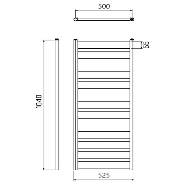 BATHROOM LINER ALUMINUM HYDRO TERM DP - Лири за баня<<<Отопление за баня<<<Баня<<<Praktiker&&&Лири за
