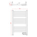 BATHROOM LINER ELECTRIC TEDAN LOREN 500 - Лири за баня<<<Отопление за баня<<<Баня<<<Praktiker&&&Лири за